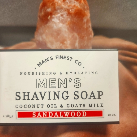 MAN'S FINEST COMPANY MENS SHAVING SOAP - Picture 1 of 2